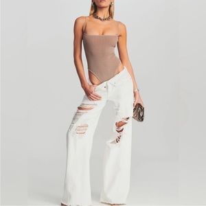 Bodysuit - Retrofete - Tan color - Large - New with Tag 🏷️ 
Perfect Condition